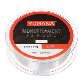 

Леска монофильная YUGANA, диаметр 0.3 мм, 9.55 кг, 100 м, прозрачная