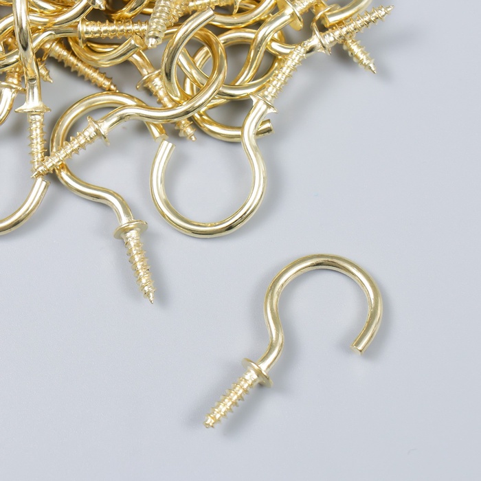 Винт-крючок для крепления картин, фоторамок, 2×3.7 см - Фото 1