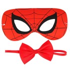 Набор карнавальный маска и бабочка, Человек-паук - фото 10070979