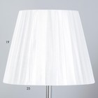 Настольная лампа "Севилья" Е27 40Вт бело-хромовый 25х25х42 см RISALUX - Фото 4