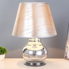 Настольная лампа "Астори" Е27 40Вт серебро 31х31х50 см RISALUX - Фото 2