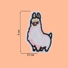 Термоаппликация «Альпака», 3,1 ? 5 см, цвет белый, цена за 1 штуку (комплект 10 шт) - фото 21875487 Термоаппликация «Альпака», 3,1 ? 5 см, цвет белый, цена за 1 штуку (комплект 10 шт) - фото 21875487
