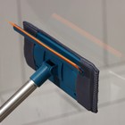 Окномойка со стальной составной ручкой Raccoon «Карманы», насадка из микрофибры, 24,5×8×86 см - фото 9590101