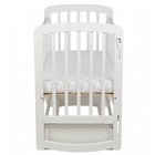 Кроватка детская Polini kids Simple 304, с маятником, цвет белый - фото 13437374