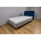 Кроватка «Седьмое небо» «Велутто», 160х80 см, цвет серый/синий - Фото 4