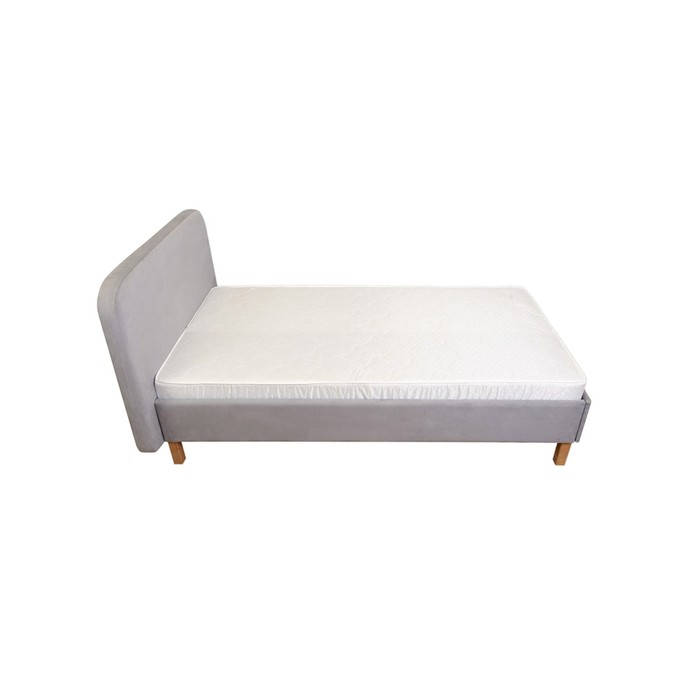 Кроватка «Седьмое небо» «Велутто», 160х80 см, цвет серый/серый