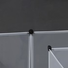 Вольер 24 секции пластиковый, (звено 50×70 см), белый - Фото 3