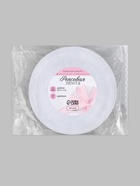 Лента репсовая, с серебряным люрексом, 25 мм, 23±1 м, белая №001 - Фото 6