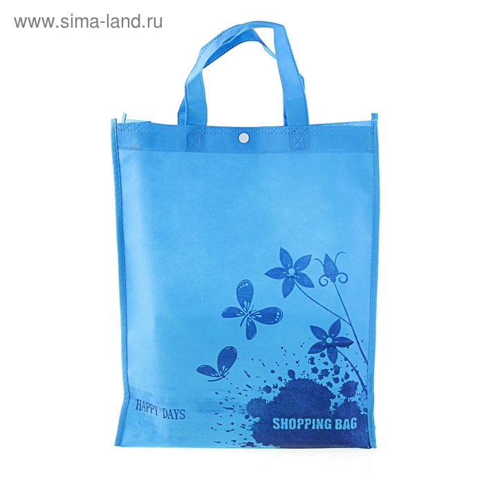 Сумка хозяйственная Shopping bag, цвет голубой - Фото 1