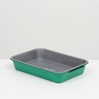 Туалет средний с сеткой 36×26×6.5 см, серый/зелёный - Фото 3