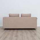 Прямой диван «Бёрн», механизм еврокнижка, велюр, цвет бежевый - Фото 4