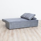 Прямой диван «Бёрн», механизм еврокнижка, велюр, цвет серый - Фото 2