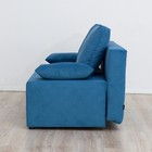 Прямой диван «Бёрн», механизм еврокнижка, велюр, цвет синий - Фото 3