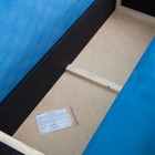 Прямой диван «Бёрн», механизм еврокнижка, велюр, цвет синий - Фото 6