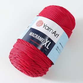 

Пряжа "Macrame XL" 100% полиэстер 130м/250г (143 вишня)