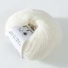 Пряжа "Silky Wool" 35% силк район, 65% мерино. вул 190м/25г (330 молочный) - Фото 2