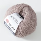 Пряжа "Silky Wool" 35% силк район, 65% мерино. вул 190м/25г (337 какао) - Фото 2