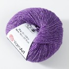 Пряжа "Silky Wool" 35% силк район, 65% мерино. вул 190м/25г (334 фиолетовый) - Фото 2