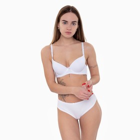 Трусы женские бразильяна Spanyolla, белые, размер 48