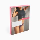 Трусы женские стринги, цвет бордовый/чёрный, размер 44 9337567 - фото 16368013