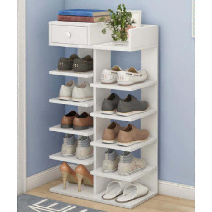Обувница, этажерка для обуви «КарлСон24» Scandi, 35 х 50 х 110 см, цвет белый - фото 1907564226