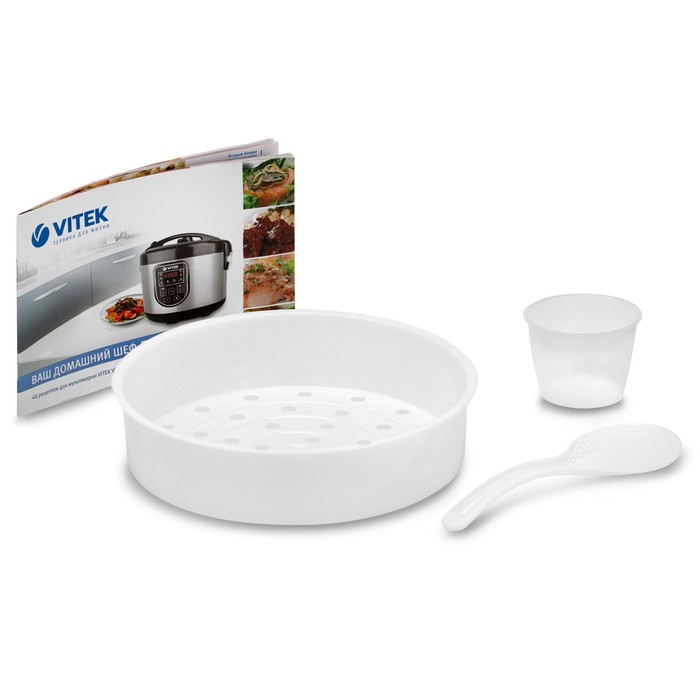 Мультиварка Vitek VT-4278 BK, 900 Вт, 5 л, 8 программ, двухслойное тефлоновое покрытие - фото 51357060