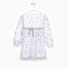 Платье нарядное для девочки KAFTAN, «Снежинка», белое, рост 98-104 см - фото 120927094