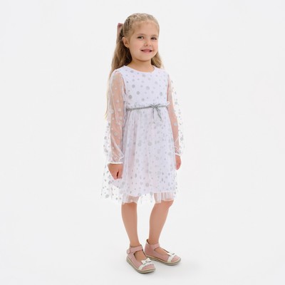 Платье детское «Снежинка» KAFTAN размер 34 (122-128 см)