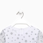 Платье нарядное для девочки KAFTAN «Снежинка», белое, рост 122-128 см - фото 23547386