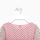 Платье нарядное для девочки KAFTAN в горошек, розовый, рост 122-128 см - Фото 11