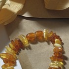 Бусы "Янтарь" крошка обработанная, цветные, 50см - фото 24425456