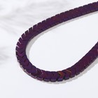 Бусины на нити "Гематит" стрелочки 0,7*0,7см, цвет фиолетовый, 40см - фото 10072821