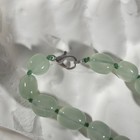 Бусы галтовка через узел "Оникс", 46см - фото 24425471