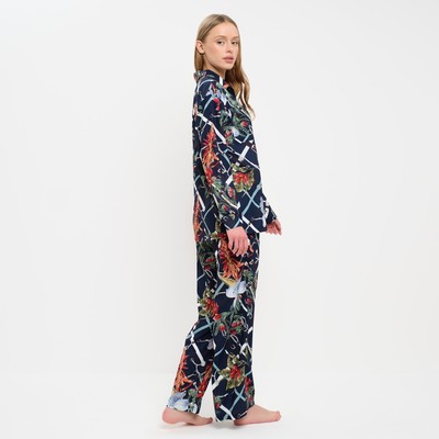 Пижама женская (рубашка, брюки) KAFTAN «Ремень», размер 40-42