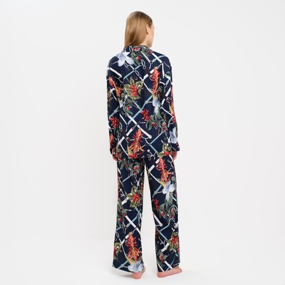 Пижама женская (рубашка, брюки) KAFTAN «Ремень», размер 40-42