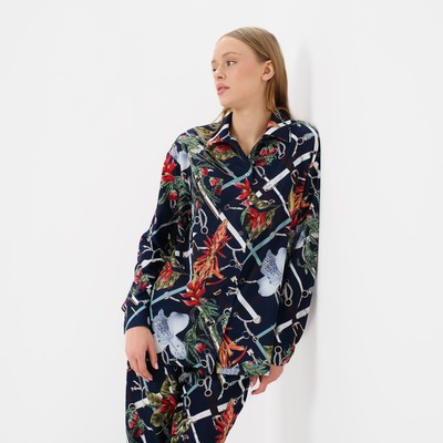 Пижама женская (рубашка, брюки) KAFTAN «Ремень», размер 40-42