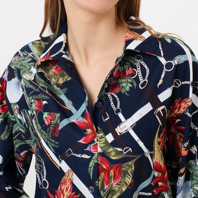 Пижама женская (рубашка, брюки) KAFTAN «Ремень», размер 40-42