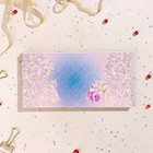 Конверт деревянный резной "С Юбилеем!" лилии, узор - фото 25427311