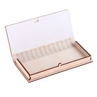 Конверт деревянный "Поздравляю!" подарок, фиолетовый фон - фото 53030431