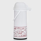 Кофейник-термос с помпой "Кофе", 1.8 л, сохраняет тепло 4 ч, 36 х 29 см - фото 10073483