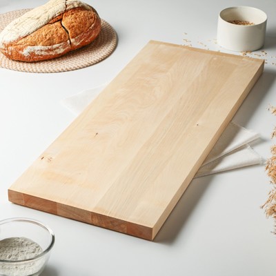 Доска разделочная Доляна, 70×28×3 см, массив берёзы