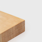 Доска разделочная Доляна, 40×25×3 см, массив берёзы - Фото 5