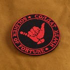 Шеврон на одежду «Солдат удачи», с липучкой, 8 см, чёрный, красный - Фото 2