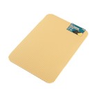 Коврик eva универсальный Grand Caratt, Соты 43 х 62 см, бежевый - Фото 3