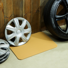 Коврик eva универсальный Grand Caratt, Соты 43 х 62 см, бежевый - Фото 5