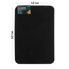 Коврик eva универсальный Grand Caratt, Соты 43×62 см, черный - Фото 1