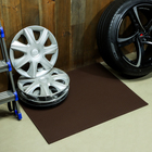 Коврик eva универсальный Grand Caratt, Соты 67 х 82 см, коричневый - Фото 5