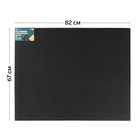 Коврик eva универсальный Grand Caratt, Соты 67 х 82 см, черный - фото 65533