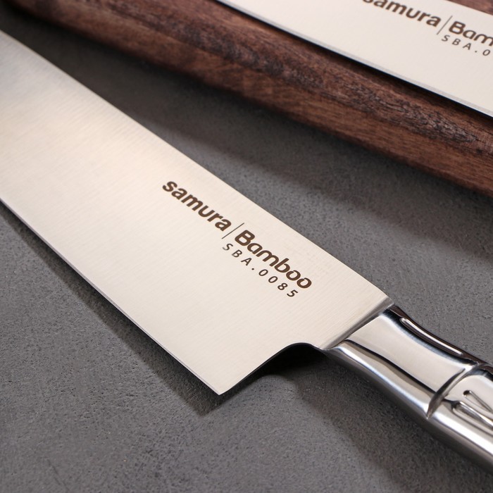 Набор ножей Samura BAMBOO, 3 шт, стальная рукоять - фото 1885498292