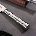 Набор ножей Samura BAMBOO, 3 шт: лезвие 8,8 см, 15 см, 20 см, стальная рукоять - фото 4365678